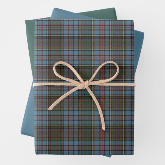 Anderson Ancient Original Scottish Clan Tartan Geschenkpapier Set (Beispiel)