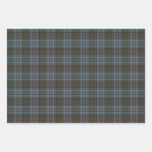 Anderson Ancient Original Scottish Clan Tartan W Geschenkpapier Set (Vorderseite)