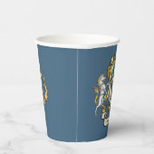 Anderson Clan Abzeichen Blue Personalisiert Pappbecher (Rechts)