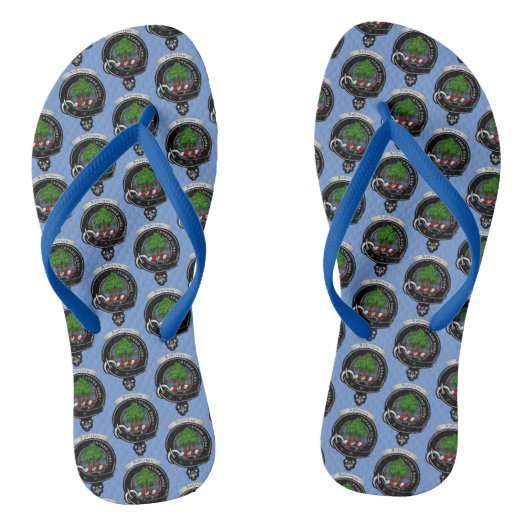 Anderson Clan Abzeichen Crazy Flip Flops Badesandalen (Fußbett)