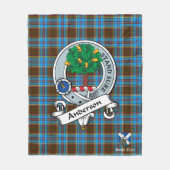 Anderson Clan Abzeichen Schotte Tartan Kariert Fleecedecke (Vorderseite)