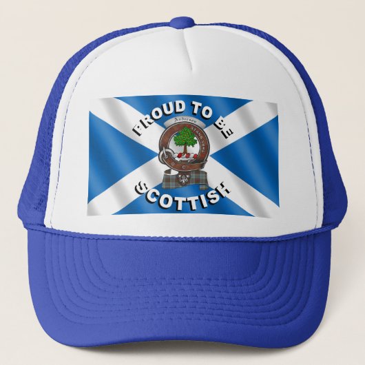 Anderson Clan Abzeichen Scottish Trucker Hat Truckerkappe (Vorderseite)