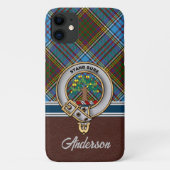 Anderson Clan Abzeichen & Tartan iPhone / iPad Geh Case-Mate iPhone Hülle (Rückseite)