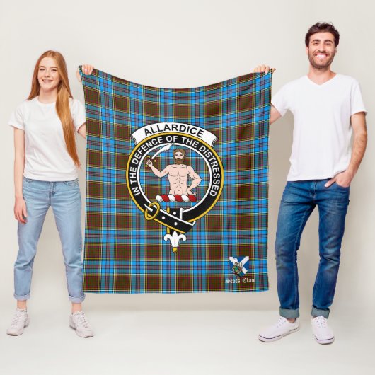 Anderson Clan Abzeichen Tartan Kariert Fleecedecke (Beispiel)