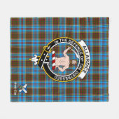 Anderson Clan Abzeichen Tartan Kariert Fleecedecke (Vorderseite (Horizontal))