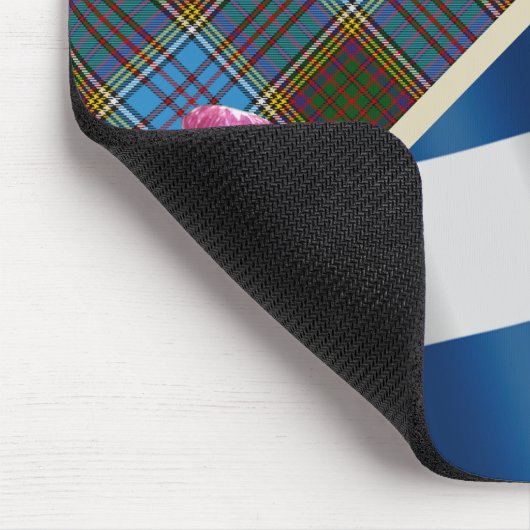 Anderson Clan Abzeichen & Tartan Mouse Pad Mousepad (Ecke)
