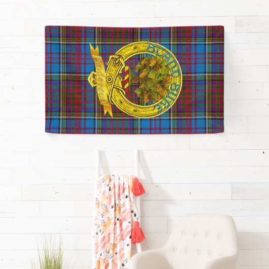 Anderson-Clan-Fahne (vertikal) Banner (Insitu)