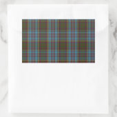 Anderson Clan Family Tartan Rechteckiger Aufkleber (Tasche)