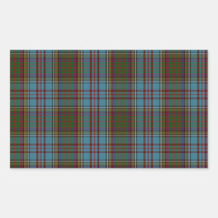 Anderson Clan Family Tartan Rechteckiger Aufkleber
