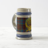 Anderson Clan Stein Bierglas (Vorderseite Links)