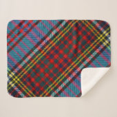 Anderson Clan Tartan (Diagonal) Sherpadecke (Vorderseite (Horizontal))
