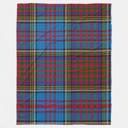 Anderson Clan Tartan Fleece Blanket (Vorderseite)