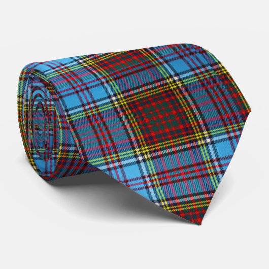 Anderson Clan Tartan II Krawatte (Gerollt)