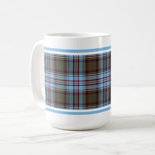 Anderson Clan Tartan Kaffeetasse (Vorderseite Links)