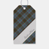 Anderson Clan Tartan Kariert Pattern Scottish Geschenkanhänger (Rückseite)
