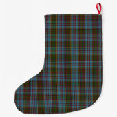 Anderson Clan Tartan Kariert Pattern Scottish Großer Weihnachtsstrumpf (Rückseite)