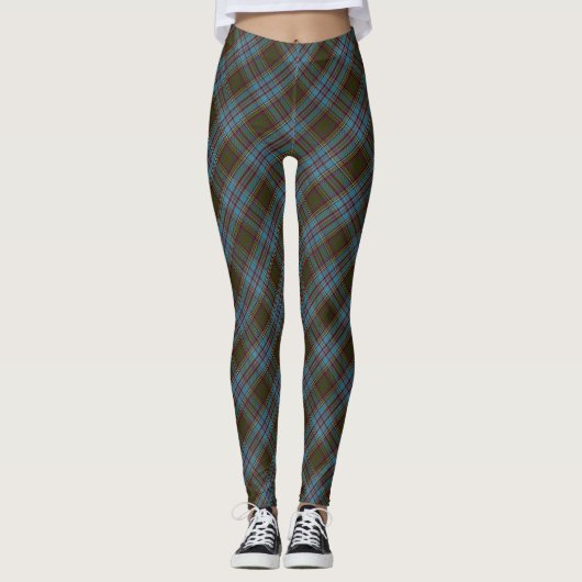 Anderson Clan Tartan Kariertes Muster Kleiner Leggings (Vorderseite)