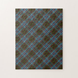 Anderson Clan Tartan Kariertes Muster Puzzle