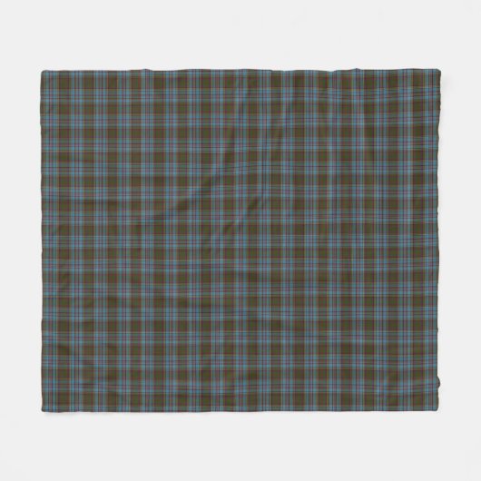 Anderson Clan Tartan Kariertes Muster Schottisch Fleecedecke (Vorderseite (Horizontal))