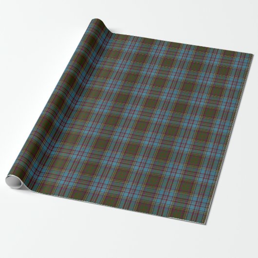 Anderson Clan Tartan Kariertes Muster Schottisch Geschenkpapier (Ungerollt)
