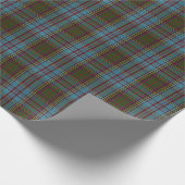 Anderson Clan Tartan Kariertes Muster Schottisch Geschenkpapier (Ecke)