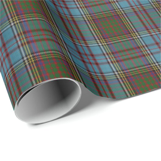 Anderson Clan Tartan Kariertes Muster Schottisch Geschenkpapier (Rolleneckpunkt)