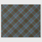 Anderson Clan Tartan Kariertes Muster Schottisch Geschenkpapier (Flach)