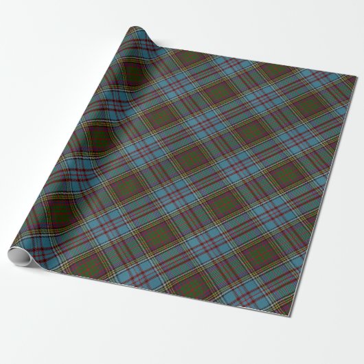 Anderson Clan Tartan Kariertes Muster Schottisch Geschenkpapier (Ungerollt)