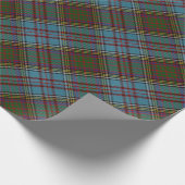 Anderson Clan Tartan Kariertes Muster Schottisch Geschenkpapier (Ecke)