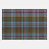  Anderson Clan Tartan Kariertes Muster Schottisch Geschenkpapier Set (Vorderseite)