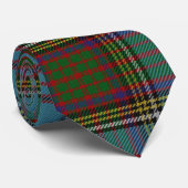 Anderson Clan Tartan Kariertes Muster Schottisch Krawatte (Gerollt)