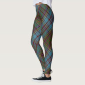  Anderson Clan Tartan Kariertes Muster Schottisch Leggings (Links)
