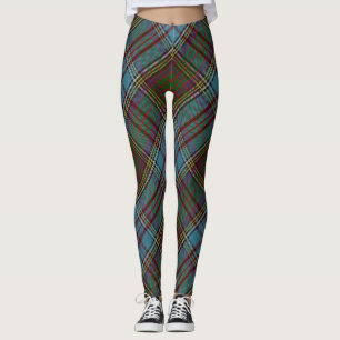 Anderson Clan Tartan Kariertes Muster Schottisch Leggings