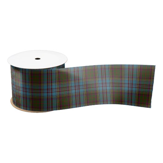Anderson Clan Tartan Kariertes Muster Schottisch Satinband (Spule)