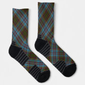 Anderson-Clan-Tartan-Karomuster schottisch Socken (Rechts)