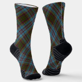 Anderson-Clan-Tartan-Karomuster schottisch Socken (Gewinkelt)