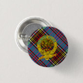 Anderson Clan Tartan & Motif Button (Vorne & Hinten)