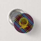 Anderson Clan Tartan & Motif Button (Vorne & Hinten)