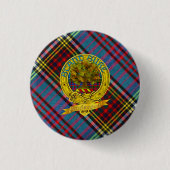 Anderson Clan Tartan & Motif Button (Vorderseite)