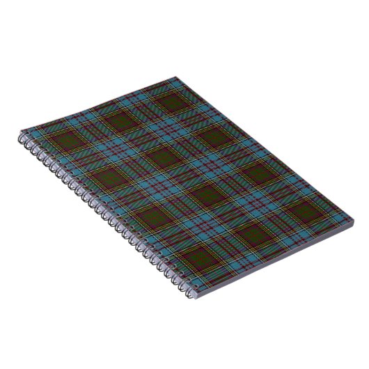 Anderson Clan Tartan – Scottish Plaid Notebook Notizblock (Rechte Seite)