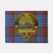 Anderson-Clan-Tartan u. Motiv Fußmatte (Vorderseite)
