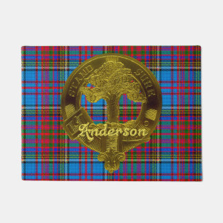 Anderson-Clan-Tartan u. Motiv Fußmatte