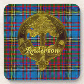 Anderson-Clan-Untersetzer-Set Untersetzer (Vorderseite)