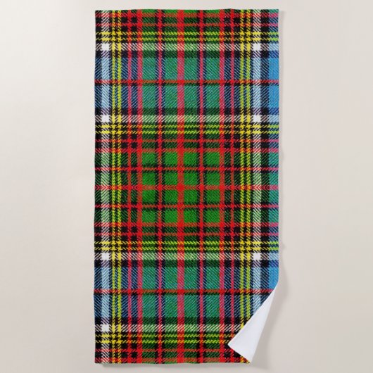 Anderson-Clanaltes Tartan-Badetuch Strandtuch (Vorderseite)