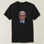 Anderson Cooper Eye Roll Sticker T-Shirt (Design vorne)