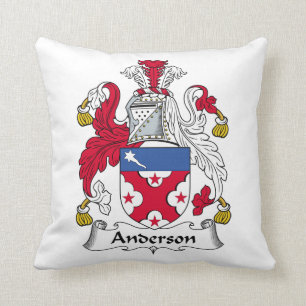 Anderson-Familienwappen Kissen