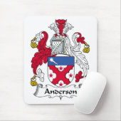 Anderson-Familienwappen Mousepad (Mit Mouse)