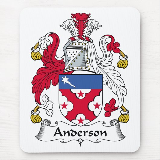 Anderson-Familienwappen Mousepad (Vorne)