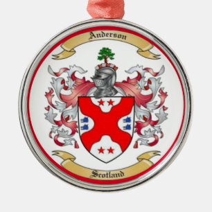 Anderson Familienwappen* Ornament Aus Metall