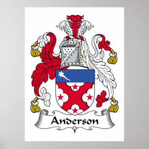 Anderson-Familienwappen-Plakat Poster